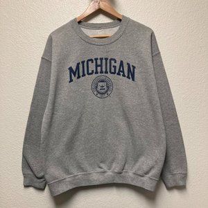 Vintage 90s University of Michigan Crewneck Sweatshirt